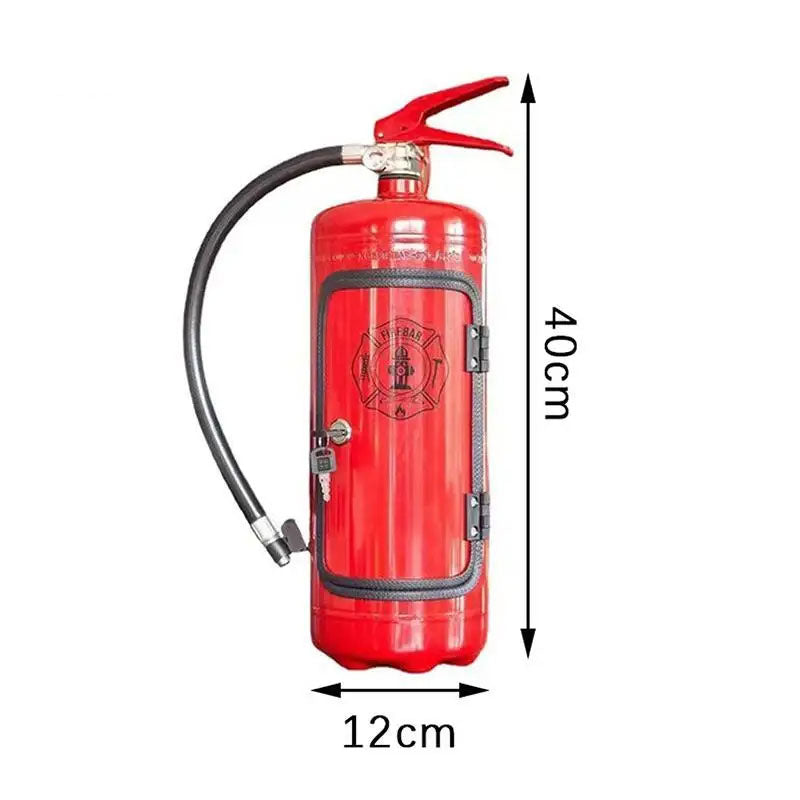 Fire Extinguisher Shape Wine Box Mini Bar Wine Cabinet Crafts Ornaments Decoration Champagne Liquor Storage Box