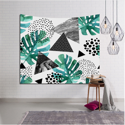 3D Green plant tapestry Galaxy Hanging Wall Tapestry Hippie Retro Home Decor Yoga Beach Towel 150x130cm/150x102cm