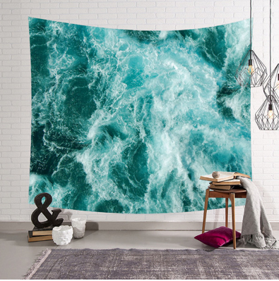 3D Beach wavet pestry Hanging Wall Tapestry Hippie Retro Home Decor Yoga Beach Towel