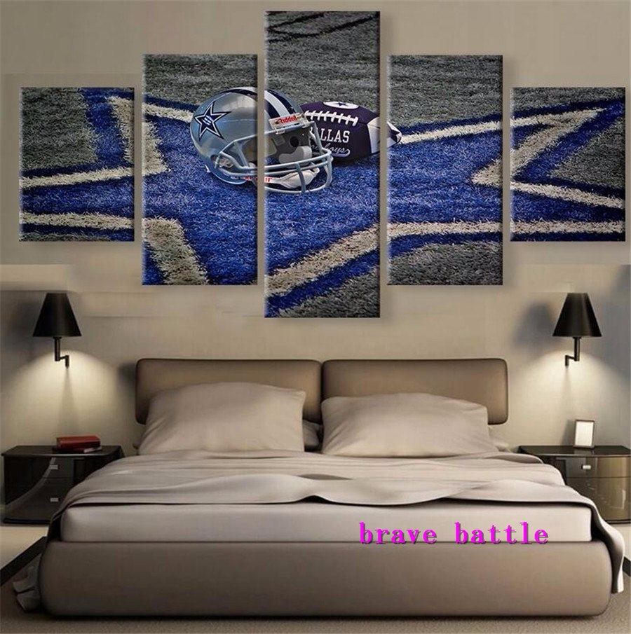 Dallas Cowboys Canvas Painting Modern Mural Art Oil Painting