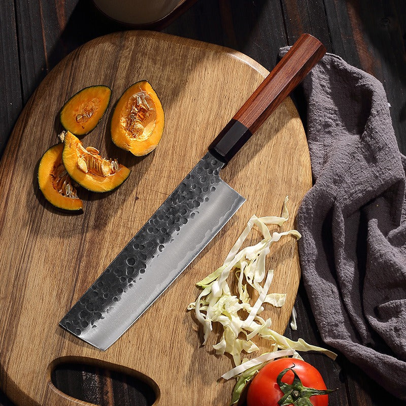 Forged Kitchen Knife 9cr18MOV Stainless Steel Slicing Knife Santoku Knife Kitchen Salmon Sashimi Knife Meat Cleaver