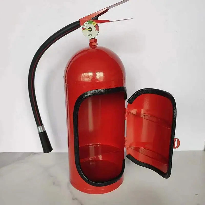 Fire Extinguisher Shape Wine Box Mini Bar Wine Cabinet Crafts Ornaments Decoration Champagne Liquor Storage Box