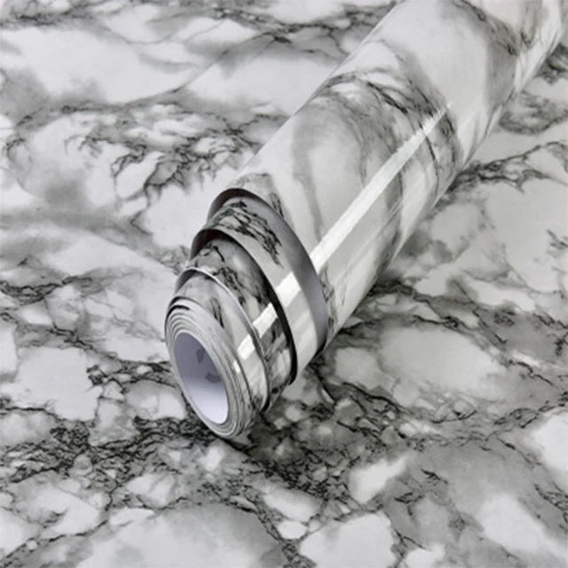 Modern Desktop Waterproof Marble Wallpaper Vinyl Self Adhesive Contact Paper